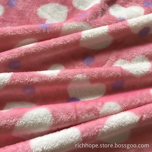 Hot Selling Flanell Polyester Quilt Bettlaken Stoff